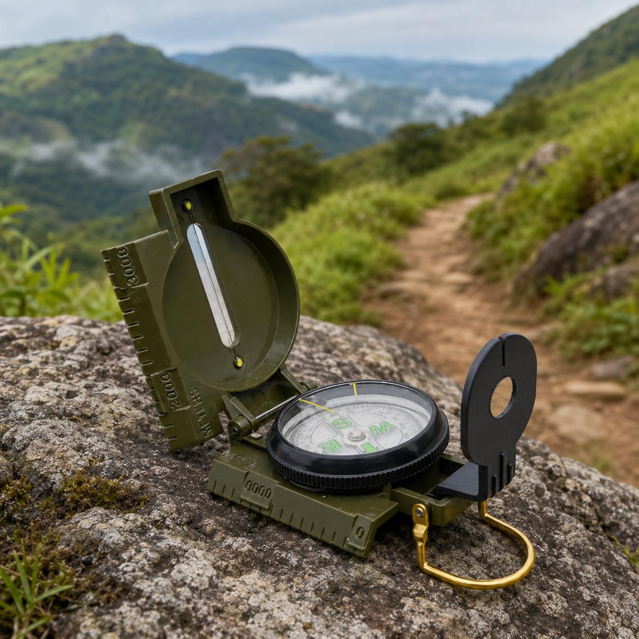 Portable Pocket Sighting Compass - Image 2