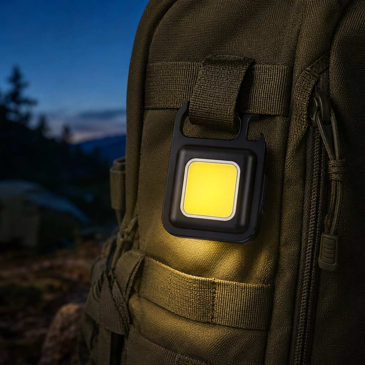 Multi-Function LED Keychain & Bike Light - Image 2