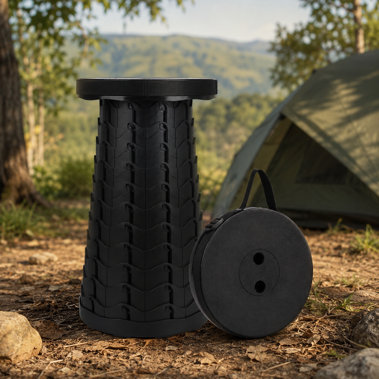 Portable Folding Camping Stool - Image 2