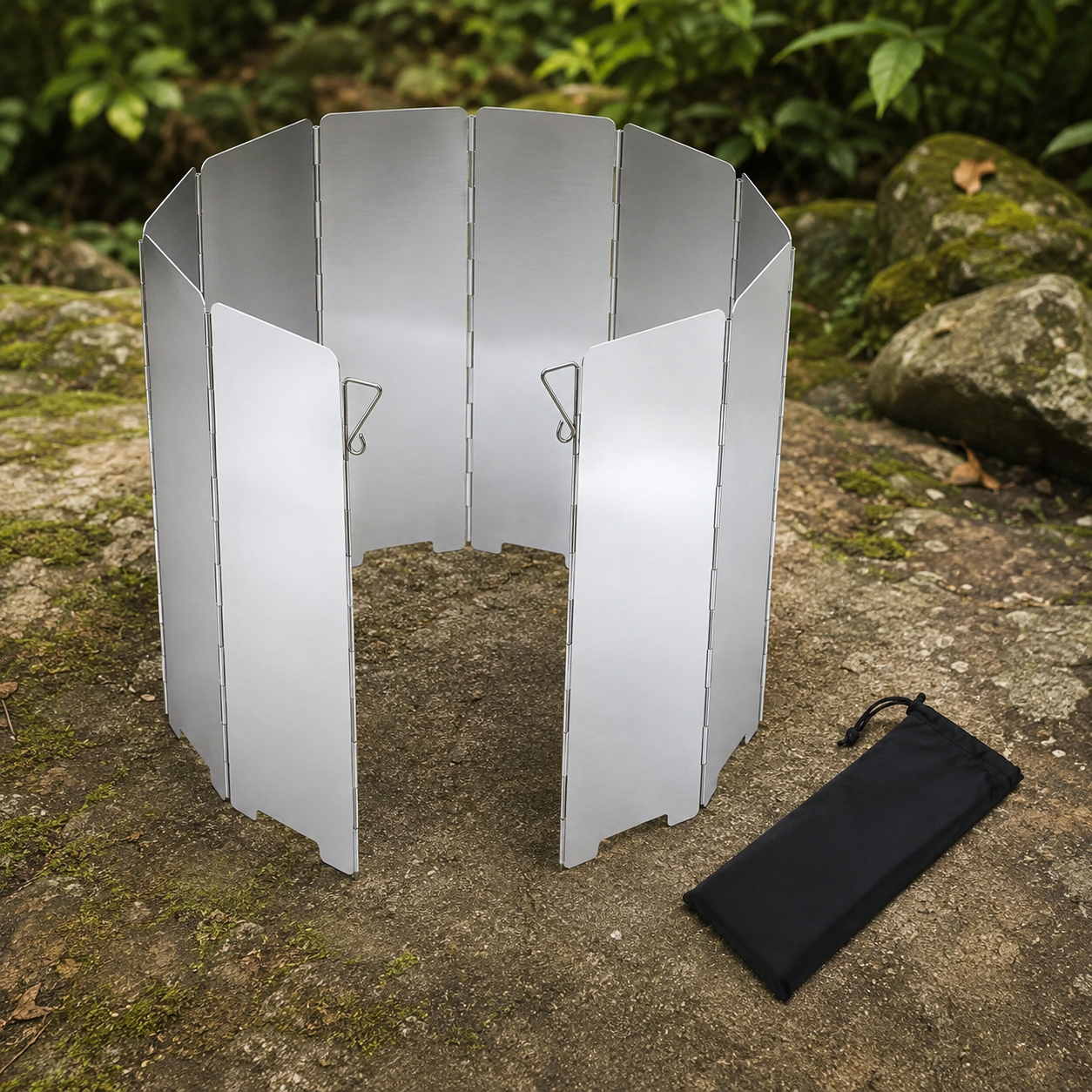 Foldable Camping Stove Windshield - Image 2