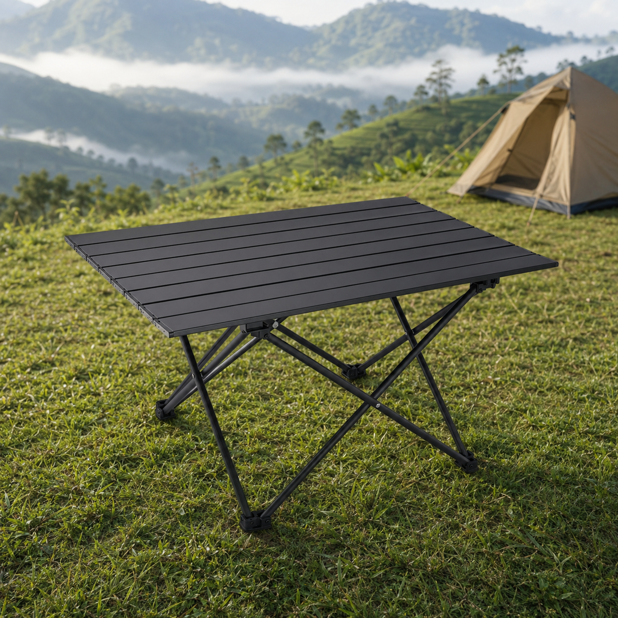 Large Foldable Camping Table - Image 2