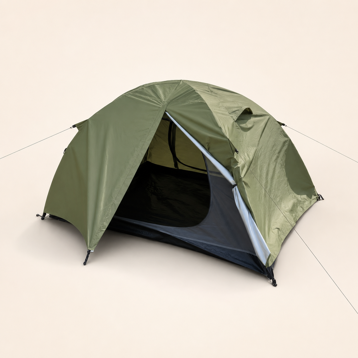 3–4 Person Double-Layer Four-Season Camping Tent